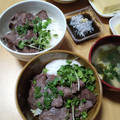 よちりん's cooksnap of when they made 牛タンととろろのネギ塩丼.