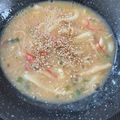kokko37's cooksnap of when they made カニカマ卵のあんかけうどん.