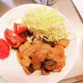 えつおくん's cooksnap of when they made 柔らか鶏むね肉となすの特製だれ★生姜焼き.