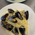 ピーナッツ子♪'s cooksnap of when they made デパートで見つけたムール貝でパスタ！.