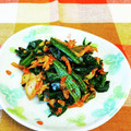 龍青空ママ's cooksnap of when they made 辛くない！キムチとほうれん草の炒めもの.