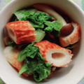 ゆきらっくま's cooksnap of when they made 山東菜とちくわの煮びたし 10分.