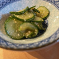 もか75's cooksnap of when they made きゅうりのごま和え.
