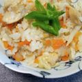 Runru☆'s cooksnap of when they made 鶏ごぼう炊き込みご飯.