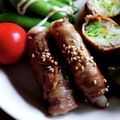 チコリママ's cooksnap of when they made 甘辛肉巻き餅.