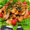 にｬん吉♡'s cooksnap of when they made ウマい♪焼肉のたれチャップ照り焼きチキン.
