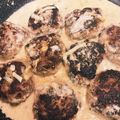 なーなちゃん's cooksnap of when they made 簡単クリームソースのハンバーグ.