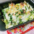 かわゆう1211's cooksnap of when they made 超簡単！鯖缶とブロッコリーのマヨグラタン.
