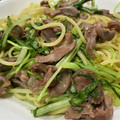 クック3H8BS6☆'s cooksnap of when they made 砂ずりと水菜の和風パスタ.