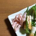 chi−ちゃん's cooksnap of when they made ハムの花は斜め切り～華やかな弁当隙間埋め.