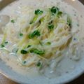 プロジェクトチーム's cooksnap of when they made コングクス（豆乳スープ麺）～ずぼら版～.