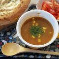 ☆hikonyan☆'s cooksnap of when they made 息子考案♪カレーコーンスープ☆.