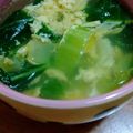 Μαｉ's cooksnap of when they made チンゲン菜と玉子の中華スープ.