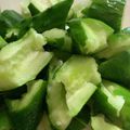 おかすんよ's cooksnap of when they made 居酒屋☆ぶつ切りきゅうりの美味しい切り方.