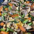 pom03's cooksnap of when they made 小松菜としめじの卵炒め.