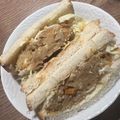 Yokchina's cooksnap of when they made ソースが決め手のコロッケサンド.