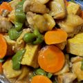 愛とココ's cooksnap of when they made じゃがいも入り【鶏肉と厚揚げの甘酢炒め】.