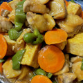 愛とココ's cooksnap of when they made じゃがいも入り【鶏肉と厚揚げの甘酢炒め】.