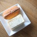 みるく茶's cooksnap of when they made ロールパンdeハムチーズキュウリサンド♪.