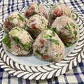 〜みみ〜's cooksnap of when they made ☆簡単☆サバ缶で！鯖と大葉と梅のおにぎり.