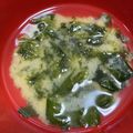 ヒヨコマメ☆'s cooksnap of when they made わかめとあおさのお味噌汁.