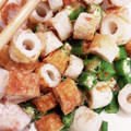 はるくん１'s cooksnap of when they made 超簡単★オクラとちくわの塩おかか和え.