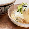 horseland's cooksnap of when they made 簡単^_^きゅうりの胡麻味噌だれそうめん.