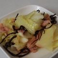 ヨシヨッシー's cooksnap of when they made キャベツとツナの塩昆布和え.