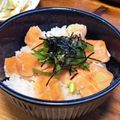 ゆゆゆぱっと's cooksnap of when they made サーモンの炙り丼.
