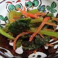 クック6DDPP8☆'s cooksnap of when they made かぶの葉のごま和え♪無駄なく栄養満点！.