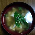 クック00Q0QZ☆'s cooksnap of when they made なめことおくらのとろぉ～り味噌汁.