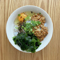 ぼくのごはん's cooksnap of when they made 白滝でダイエット！卵と納豆のとろとろ麺.