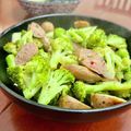 Superlittleboo's cooksnap of when they made ブロッコリーとウインナーの蒸し焼き.