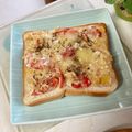 卯月のうさぎ２０１４'s cooksnap of when they made ひよこ豆とトマトのスイートチリトースト.