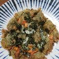 ♥おきるか♥'s cooksnap of when they made あおさ海苔と人参のチヂミ.