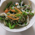 こよんた's cooksnap of when they made 春菊ともやしの簡単ナムル風♪.