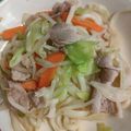 りこはるまこママ's cooksnap of when they made 簡単！茹でうどんＤＥつるつる焼きうどん♪.