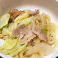 クックLT6U1E☆'s cooksnap of when they made 箸が止まらん！麺つゆで焼きうどんでっせ！.