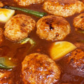 tomofuu's cooksnap of when they made 煮込みハンバーグ♪デミグラス缶使用.