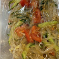 3歳児ママ☆'s cooksnap of when they made もやしときゅうりとトマトの中華風サラダ.