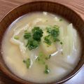 お塩と砂糖's cooksnap of when they made 大根とじゃがいもと油揚げの味噌汁.