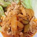 crema420's cooksnap of when they made 豚こま肉のケチャップ炒め.