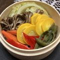 南風♡'s cooksnap of when they made 蒸籠☆野菜蒸し.