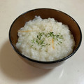 papikun's cooksnap of when they made ぽっかぽか♡カニカマと白ネギのたまご粥.