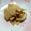 見習い台所戦士's cooksnap of when they made おつまみに♪たけのこバターしょうゆ焼き.
