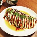 ハチワレねこ's cooksnap of when they made もやしのみ！明太餅チーズとん平焼き.