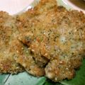 pisyu's cooksnap of when they made ♪豚肉の粉チーズ入りパン粉焼き♪.