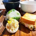 ☆あさ's cooksnap of when they made “ポテサラコーンゆでたまご”.