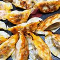 はねクレア's cooksnap of when they made ビールがススム！味付不要なキムチ餃子.