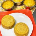 らむっこラムネv's cooksnap of when they made 離乳食後期◎人参の蒸しパン♡卵不使用!.